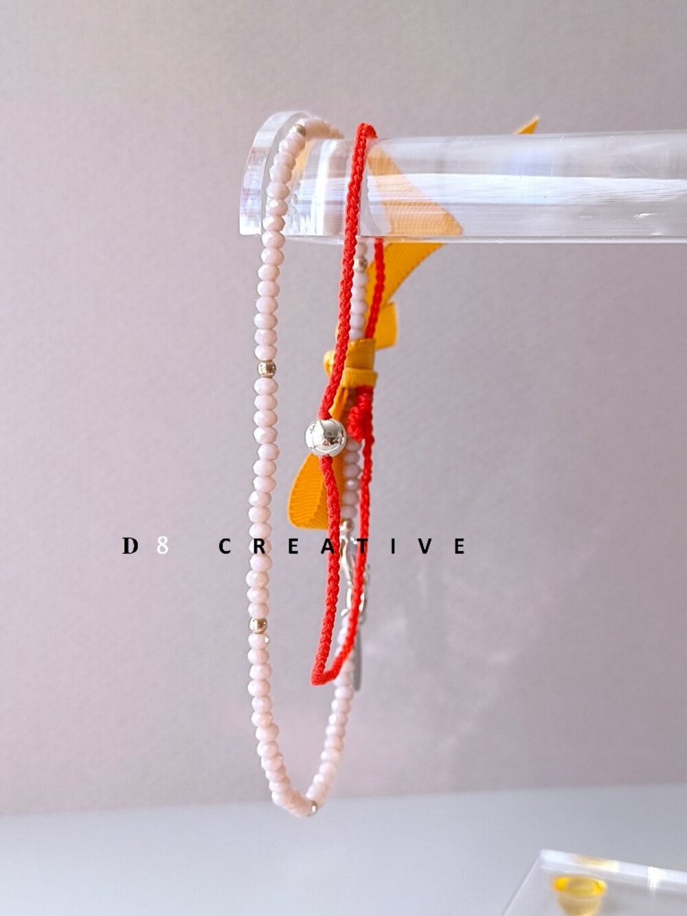 Crystal beads beautiful colors handmade ankle bracelet